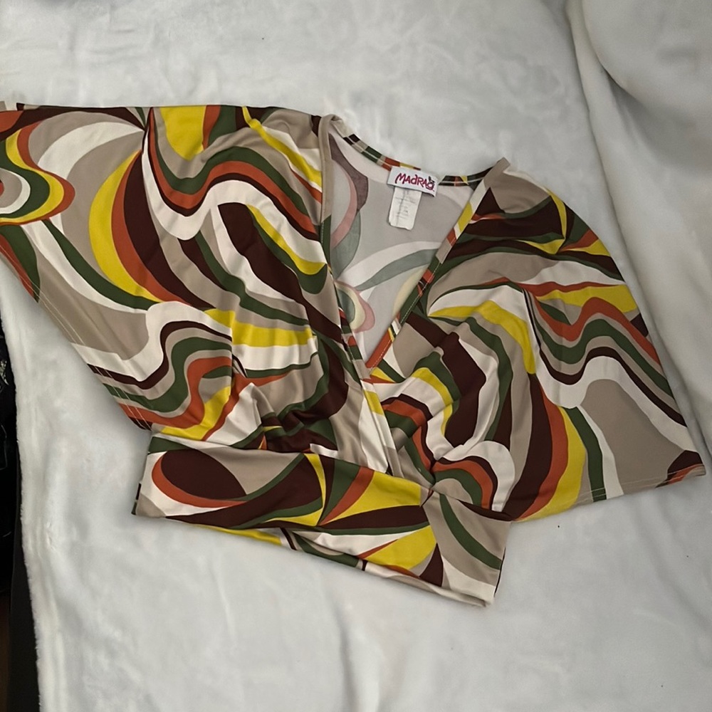 Multi color  crop top